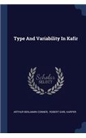 Type And Variability In Kafir