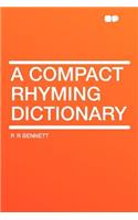 A Compact Rhyming Dictionary