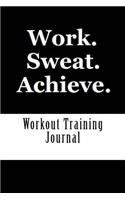 Workout Training Journal