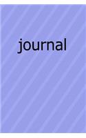 Purple Striped Journal