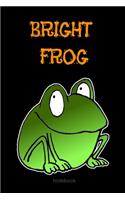 Bright Frog Composition Notebook: College Ruled Notebook - Lined Journal -School supplies Book Notes- back to school Gift Kids -