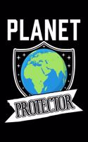 Planet Protector: College Ruled Journal, Diary, Notebook, 6x9 inches with 120 Pages.