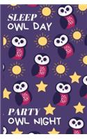 Sleep Owl Day Party Owl Night