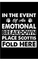 In The Event Emotional Breakdown Place Scottish Fold Here