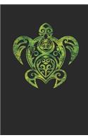 Tribal Turtle Color Splash