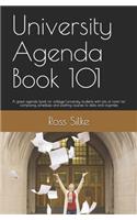 University Agenda Book 101