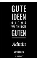 Notizbuch für Admins / Admin: Originelle Geschenk-Idee [120 Seiten liniertes blanko Papier]