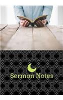 My Sermon Notes Journal: A Perfect Notebook to record & remember your religious visit sermons; Large Size More Pages