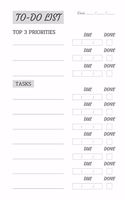 Daily Planner To Do List - Prioritize Tasks