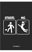 Alle So Ich So Notizbuch: Lustiges Handball Büchlein für Spieler & Trainer Dotted Notebook / Punkteraster 120 gepunktete Seiten ca. A5 Format Individuelles Journal Journaling