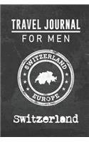 Travel Journal for Men Switzerland
