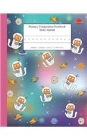 Primary Composition Notebook Story Journal: Educational Writing and Drawing Handwriting Activity Workbook