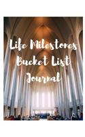Life Milestones Bucket List Journal