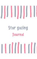 Star Gazing Journal: 100 Pages College Ruled Lined Journal/Notebook - 8.5 X 11 Large Log Book/Notepad