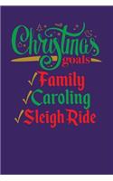 Christmas Goals Family Caroling Sleigh Ride