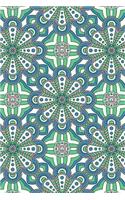 Journal Notebook Mandalas Pattern 6: 110 Page Lined and Numbered Journal With Index Pages In Portable 6 x 9 Size, Perfect For Writing, Taking Notes, List Making, Journaling and Doodling(45 Noteworthy Series Lined)