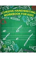 Cursive handwriting workbook for kids
