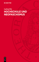 Hochschule Und Neofaschismus