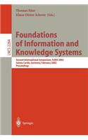 Foundations of Information and Knowledge Systems