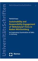 Sustainability and Responsibility Engagement of 'Mittelstand' Firms in Baden-Wurttemberg