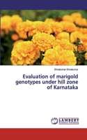 Evaluation of marigold genotypes under hill zone of Karnataka