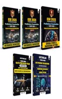 PW UPSC ESE 26 Years PYQs Mechanical Engineering Vol 1 & 2, GS & Engineering Aptitude + GATEWALLAH PYQs Mechanical Engineering, Engineering Maths & General Aptitude Combo 5 of Books (Paperback, PW)