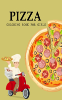 Pizza Coloring Book For Girls