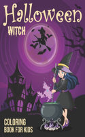 halloween witch coloring book for kids