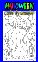Halloween color by number: Coloring Book for Kids Ages 4-8