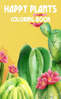 Happy Plants Coloring Book