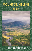 Mount St. Helens Map & Illustratred Trail