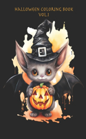 Halloween Coloring Book vol. 1