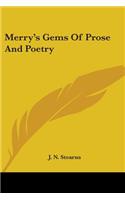 Merry's Gems Of Prose And Poetry