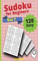 120 Easy Sudoku for Beginners Vol 7: Challenge Sudoku Puzzle Book