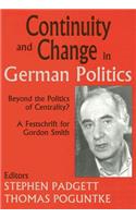 Continuity and Change in German Politics