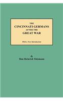 Cincinnati Germans After the Great War