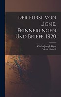 Fürst von Ligne, Erinnerungen und Briefe, 1920