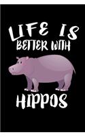 Life Is Better With Hippos: Animal Nature Collection