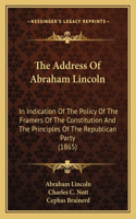 Address Of Abraham Lincoln