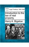Introduction to the Law of Real Property.: (English)