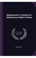 Shakespeare's Comedy of a Midsummer-Night's Dream