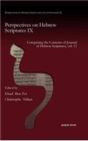 Perspectives on Hebrew Scriptures IX