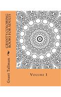 Grant's adult mandala coloring book vol 1