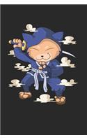 Cat Ninja Notebook - Japan Fans Journal Planner: Manga Birthday Organizer For Men Women Kids Daily Calendar Quarterly