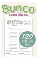 Bunco Score Sheets