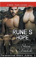 Rune's Hope [Paranormal Wars: Juarez 3] (Siren Publishing Classic Manlove)