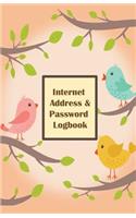Internet Address & Password Logbook