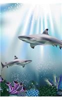 Shark Spotting Notebook: Blank Journal Diary Memoir Log Logue(4 Under the Sea 150 Lined)