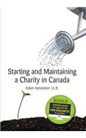 Starting and Maintaining a Charity in Canada