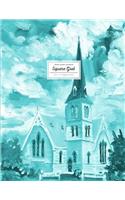 Graph Paper Notebook 8.5 X 11: Math Notebook, Square Grid Journal, Anglican Church